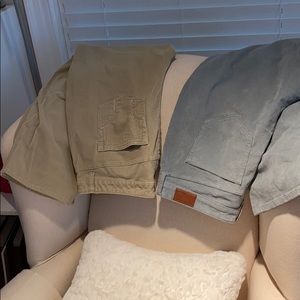 Two pair of size 16 corduroy pants!